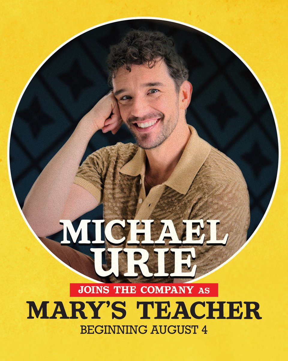 ohmaryplay's tweet image. Michael Urie joins the company of OH, MARY! as Mary’s Teacher alongside @JinkxMonsoon as Mary Todd Lincoln beginning August 4!