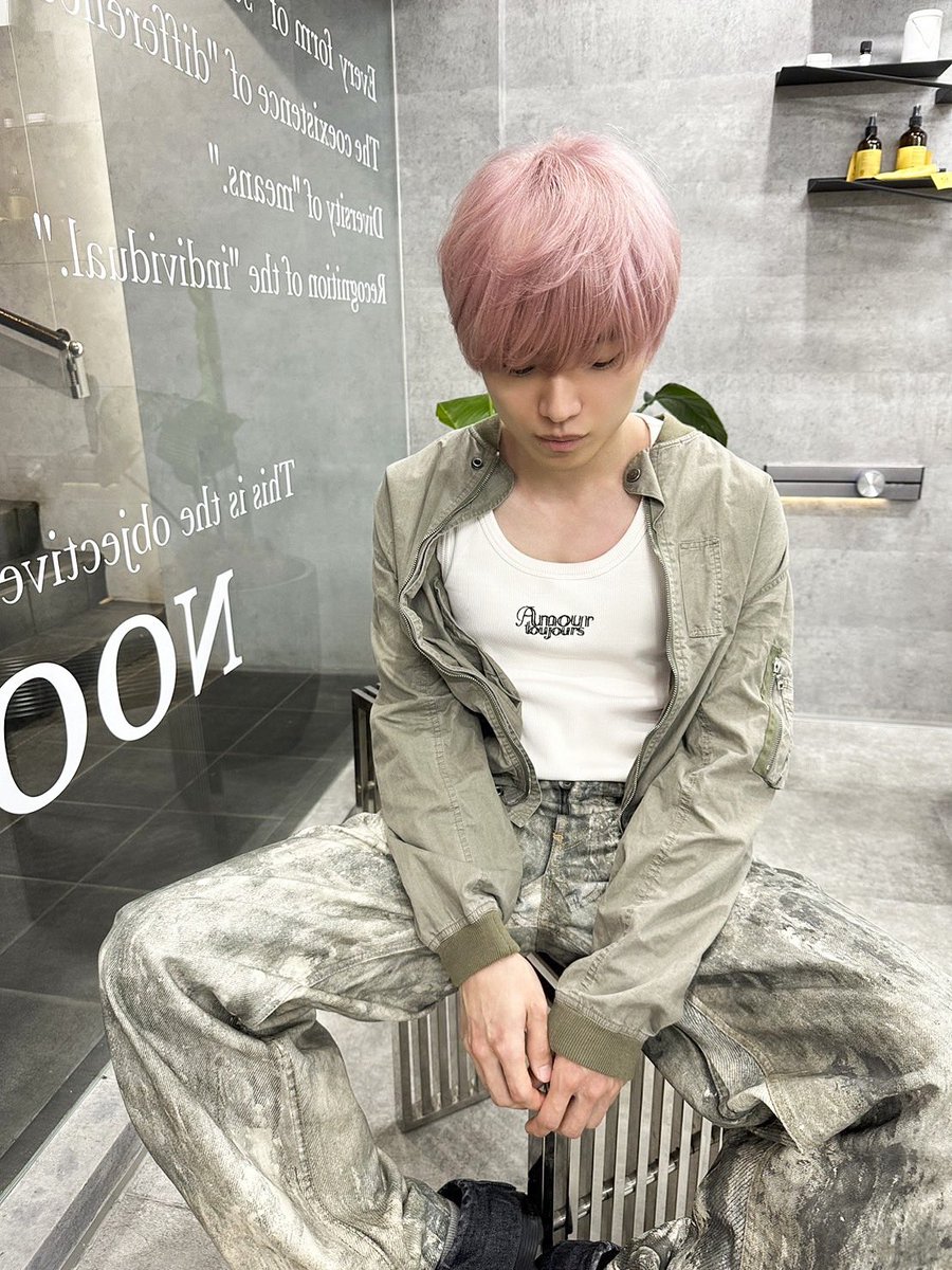 ふたたびピンクになりました