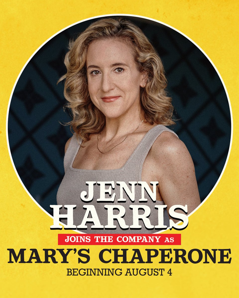 ohmaryplay's tweet image. Jenn Harris joins the company of OH, MARY! as Mary’s Chaperone alongside @JinkxMonsoon as Mary Todd Lincoln beginning August 4!
