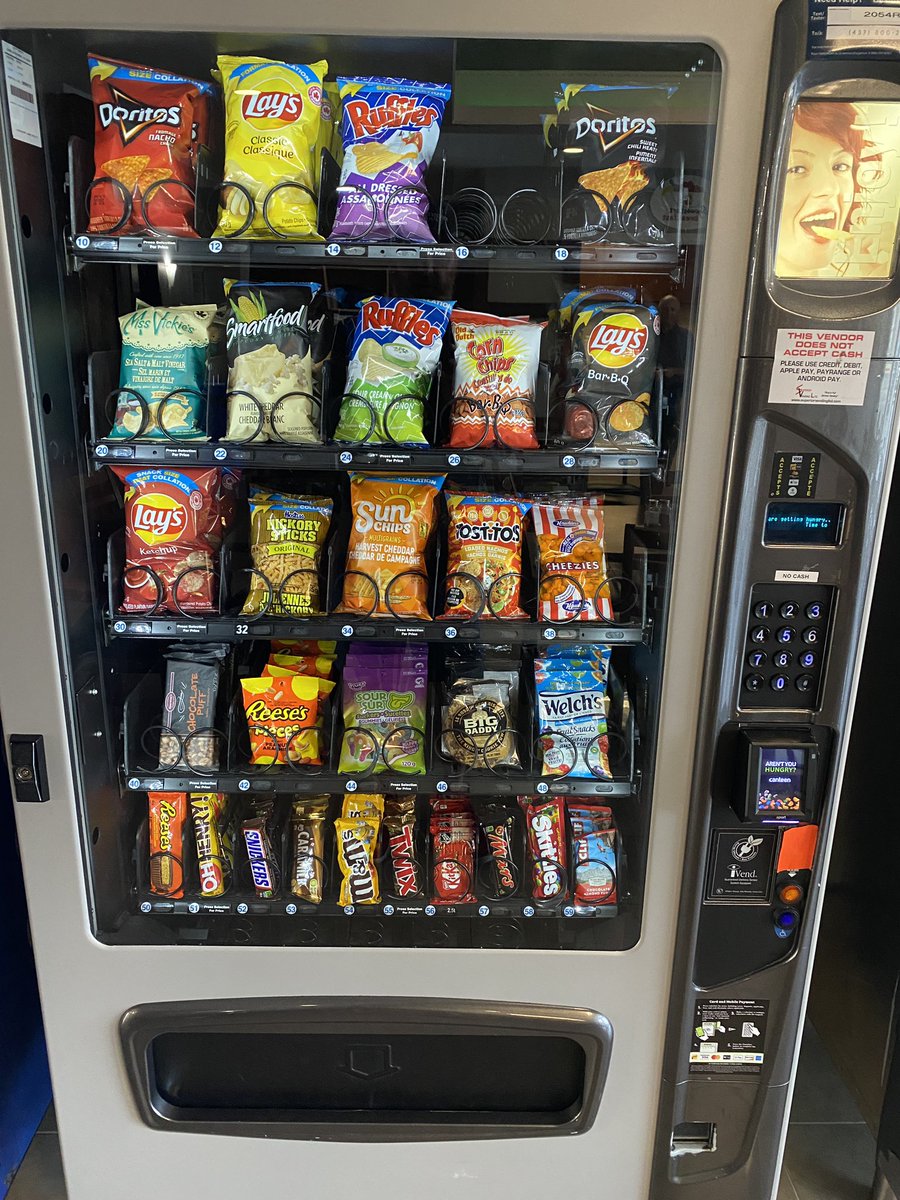 Saskatchewan vending machine. 🇨🇦 what would you choose?🤔
