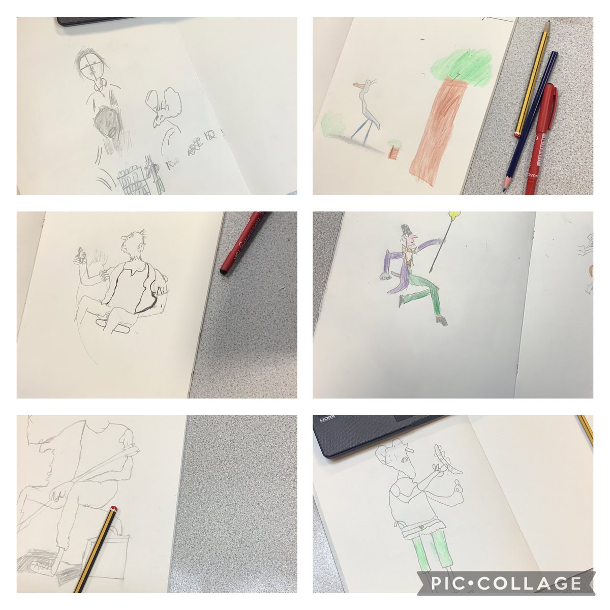 This morning in Year 3, we explored the artwork of Quentin Blake and attempted to recreate some of his masterpieces. I was extremely impressed by the children's effort and creativity. 🖌️🖼️