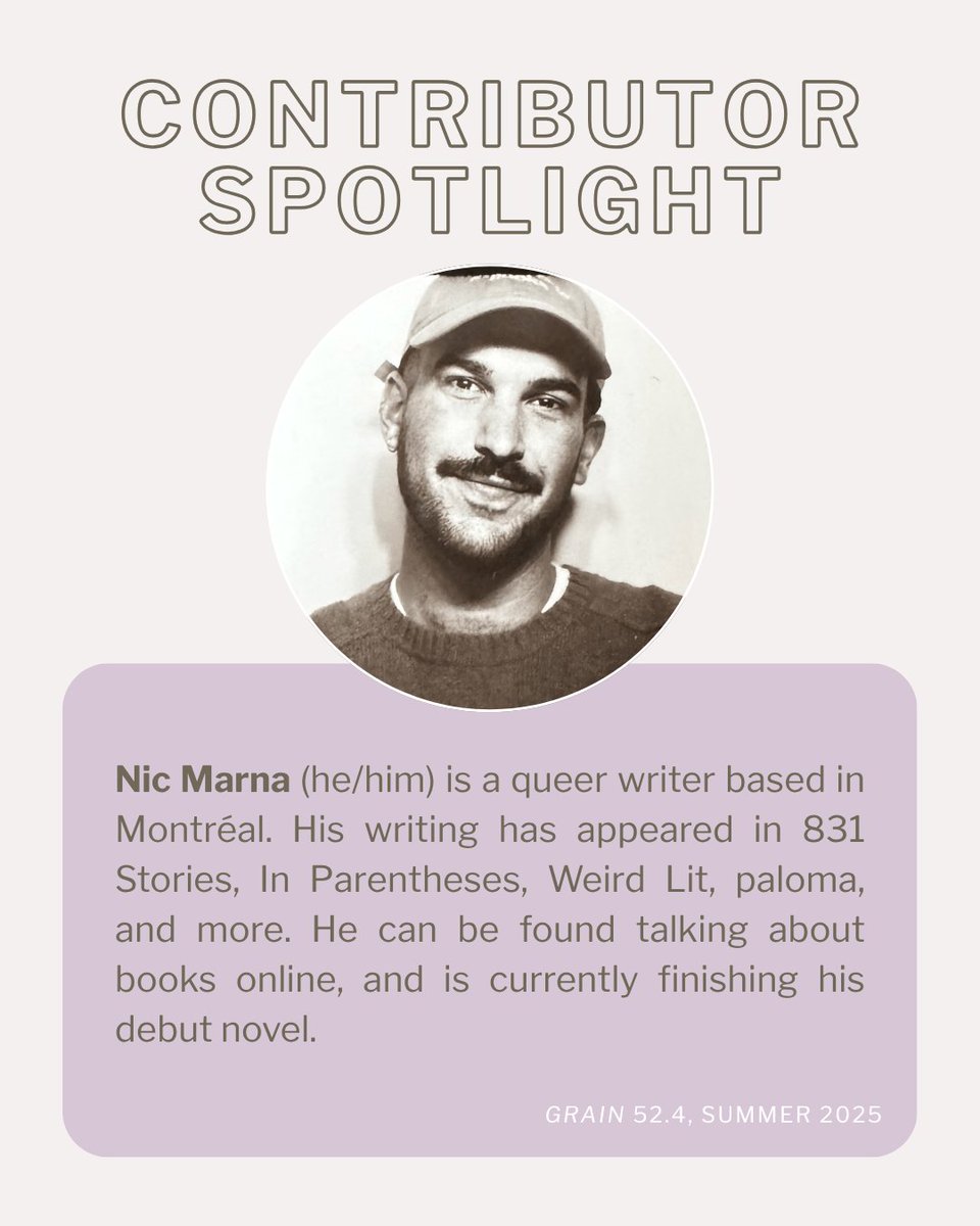 52.4 CONTRIBUTOR SPOTLIGHT: NIC MARNA!