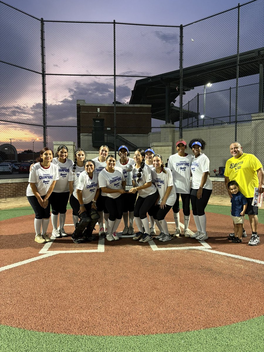 Texas Rangers Youth Academy (@rangersya) on Twitter photo The Hit Squad finished the Rangers NIKE RBI Senior Softball season with a big win vs the Spartanburgers in last night’s championship game.
Congratulations on a tremendous season ladies! 🏆 The Hit Squad finished the Rangers NIKE RBI Senior Softball season with a big win vs the Spartanburgers in last night’s championship game.
Congratulations on a tremendous season ladies! 🏆