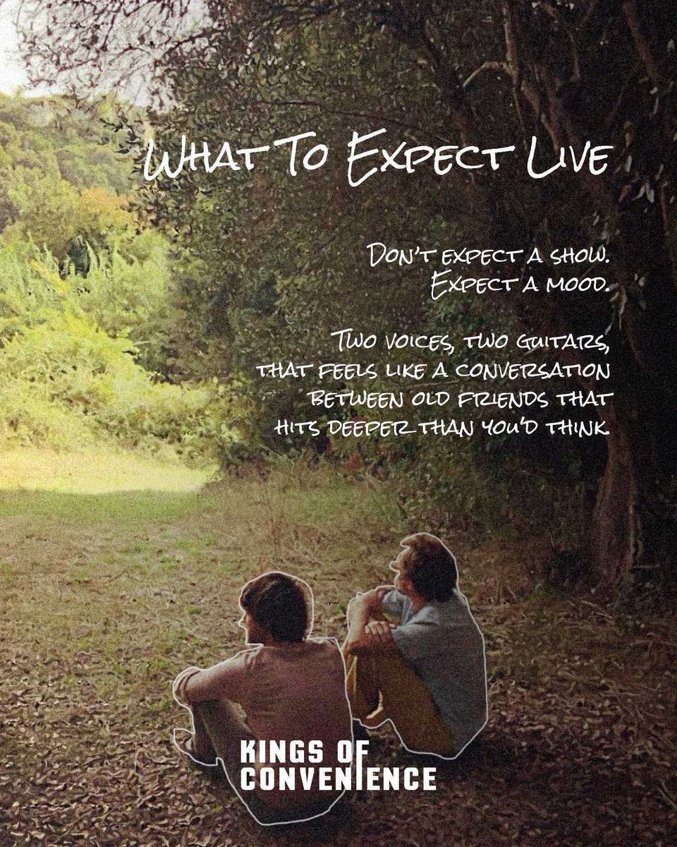 DubaiOpera's tweet image. Get to know Kings of Convenience - the duo that made quiet music unforgettable. Catch them live at Dubai Opera on 16th October.
@Kings_of_C
🎟️ Book now
lnkd.in/dHjAW2Ag
