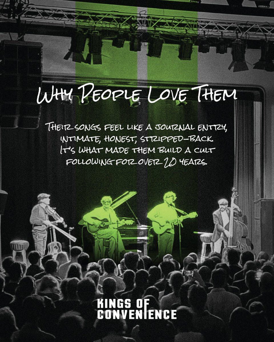 DubaiOpera's tweet image. Get to know Kings of Convenience - the duo that made quiet music unforgettable. Catch them live at Dubai Opera on 16th October.
@Kings_of_C
🎟️ Book now
lnkd.in/dHjAW2Ag