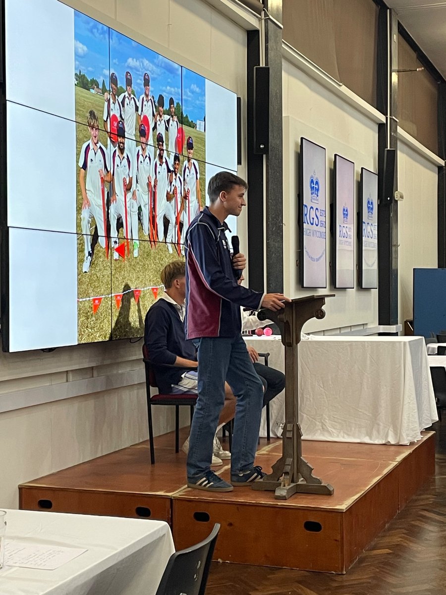 RGSHWSport's tweet image. An evening of celebration at the Cricket Awards last night.  Congratulations to everyone who received an award.
Mr Pardoe&apos;s first season as Head of Cricket has been incredibly successful as this term has seen 450 students playing cricket in their Games sessions, over 250…
