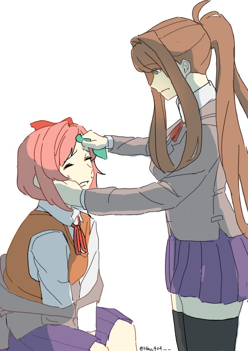 hima404__'s tweet image. It’s hot out there, take care of yourself!
#DDLC