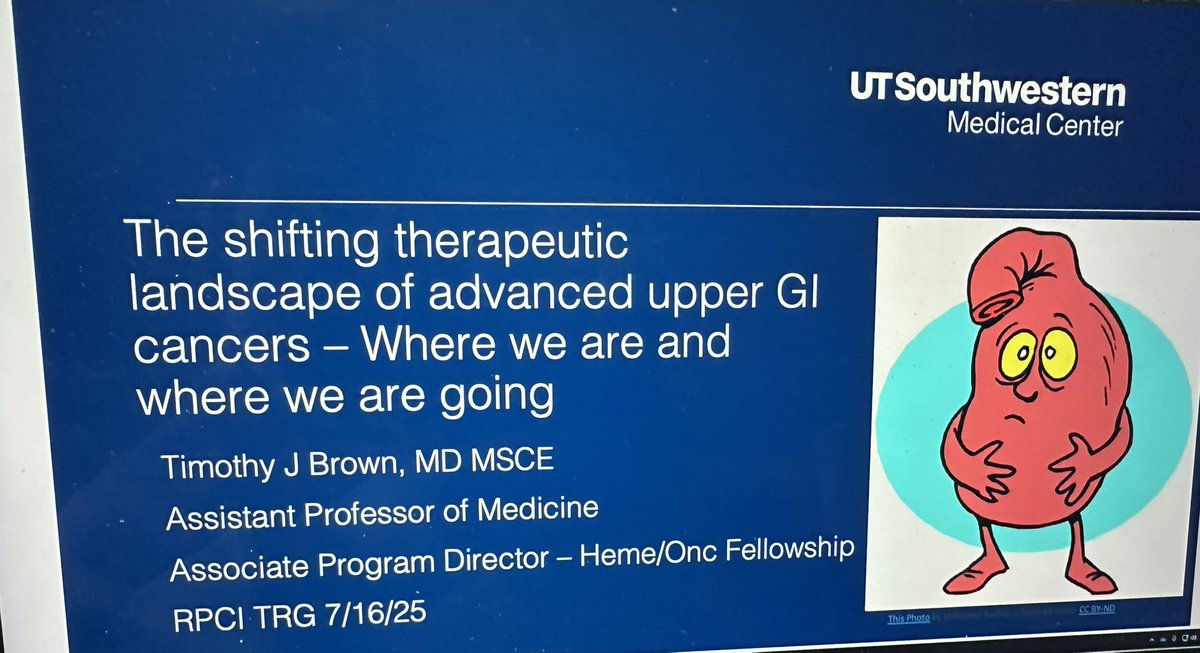 Happy to have virtually hosted <a href="/TimothyJBrownMD/">Tim Brown, MD MSCE</a>  for a presentation at our <a href="/RoswellPark/">Roswell Park</a> GI translational research group meeting. Tim always delivers a great talk and today was no different. Thanks for your presentation and look forward to continued collaboration