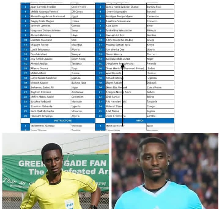 Mutuyimana Diedonne  niwe munyarwanda wenyine uzasifura mu mikino ya chan.
 
Uburyo yitwaye kuri yi action byashimangiye  ubuhanga n'ubunararibonye afite mugusifura 

Congratulations DODOS❤️🥳🥳😭

Ferwafa ntitikubita agashyi igakomeza gukorera mu mwijima nuyu umwe azabura😭