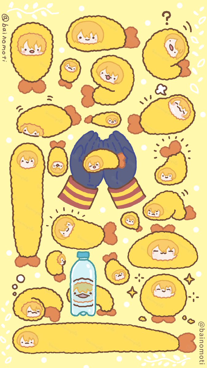 bainomoti's tweet image. #これでフォロワーさん増えました 

エビフライのドンキちゃんのぬいの絵