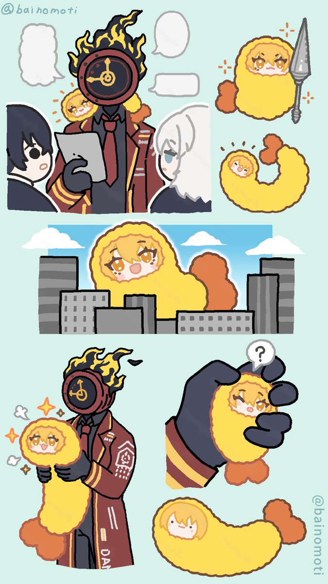 bainomoti's tweet image. #これでフォロワーさん増えました 

エビフライのドンキちゃんのぬいの絵