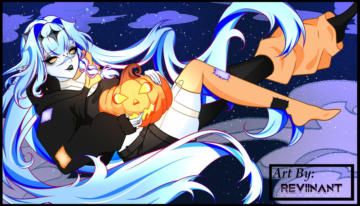 Reviinant's tweet image. 🎃 finalized design! ✨️
Admit one! The maze is ready. The patch is waiting... something else might be waiting for you, too 👻