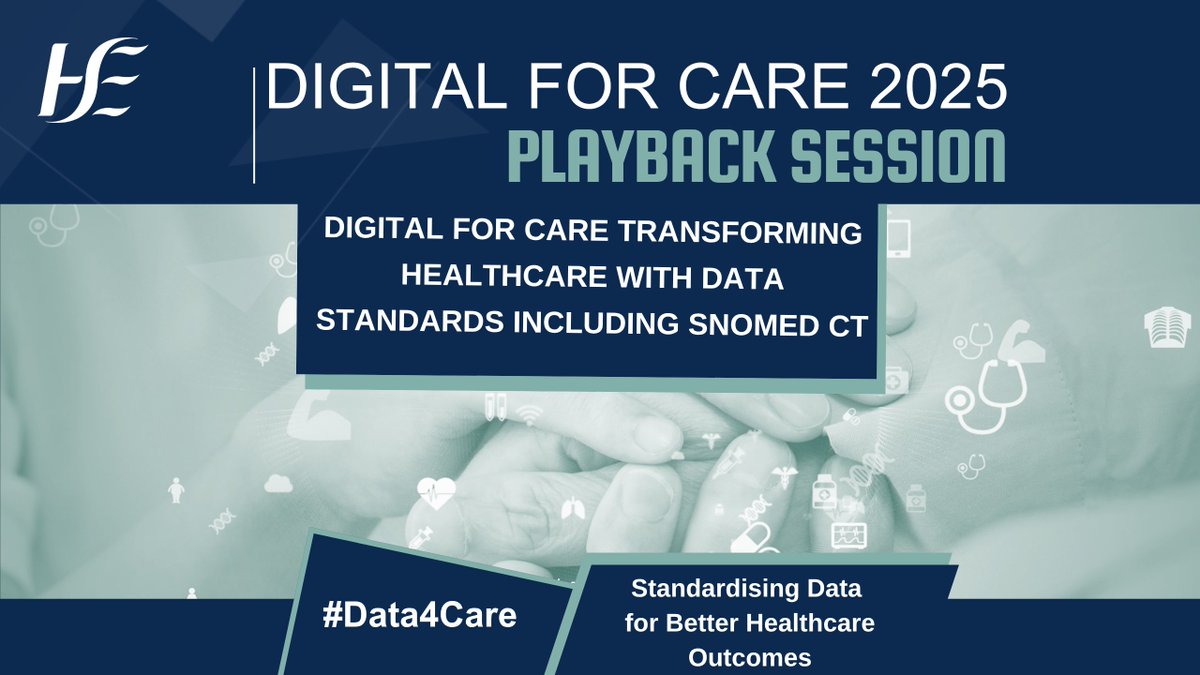 ⏳ Registration closes tomorrow 15 July!
Don’t miss our upcoming webinar: Digital For Care – Transforming Healthcare with Data Standards including SNOMED CT.

This one-hour session will feature updates and discussions on key developments in digital, data, and standards in health