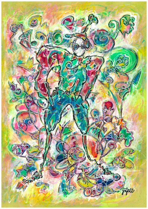 pipit123y's tweet image. Art of the Day: "Floating over the flowers". Buy at: ArtPal.com/pipit123y?i=17…