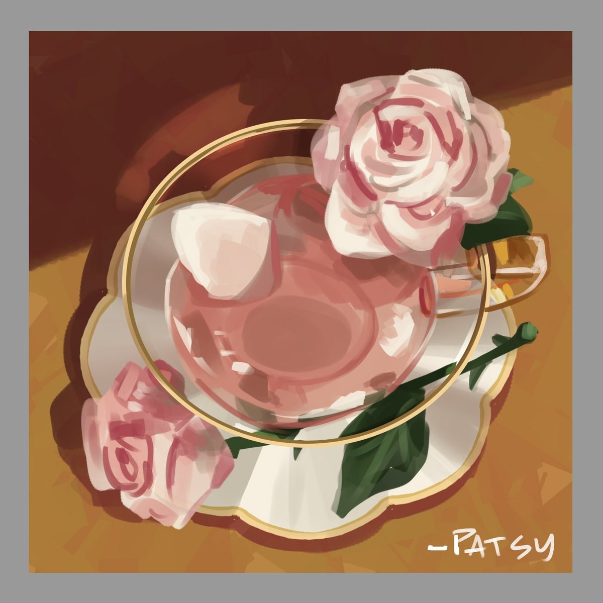 HumptyPatsy_'s tweet image. Rose Tea quick study~

#artshare #artmoots #tea