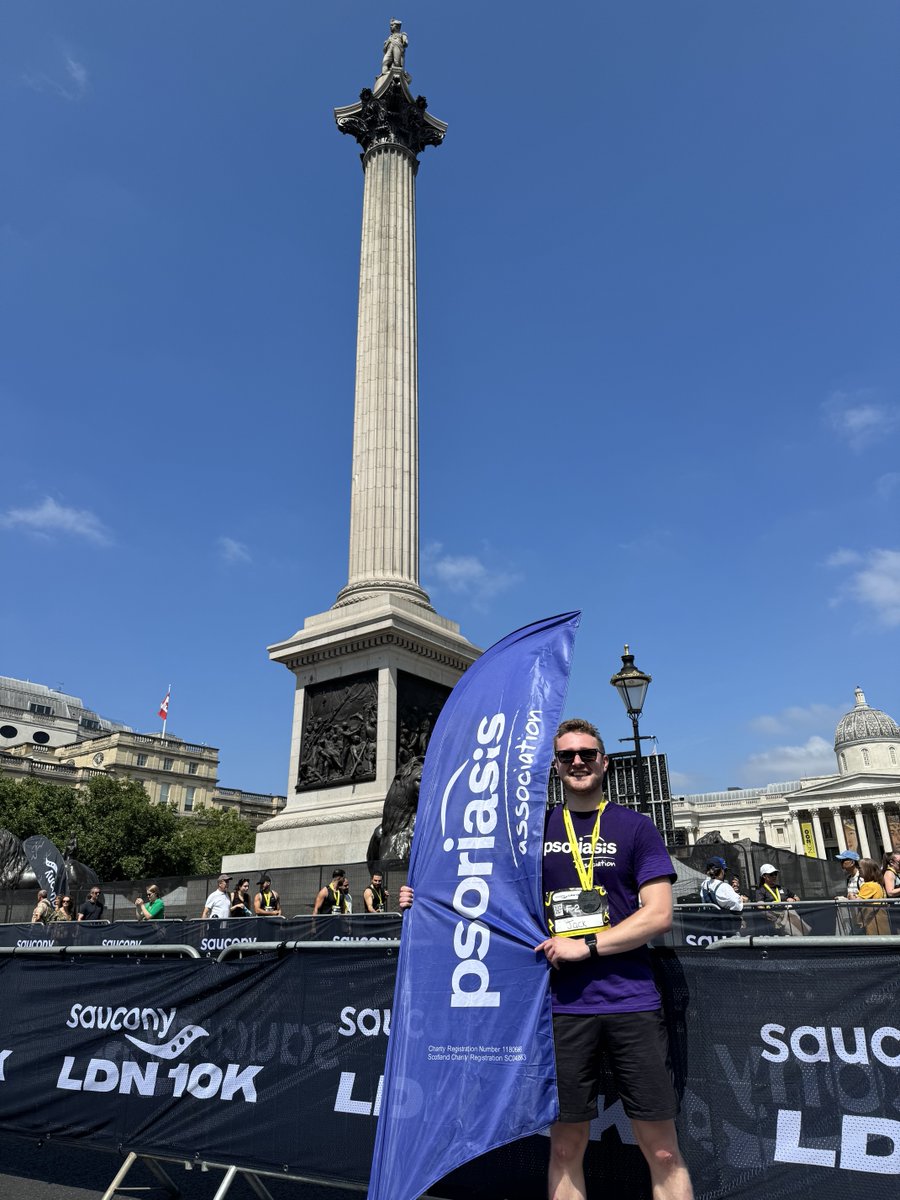 PsoriasisUK's tweet photo. Thank you so much to our amazing #PsoTeam #London10K runners who came out in the sunshine and gave it their all yesterday. π€©
Head over to our #fundraise for us page, where you can read their stories and give them a final cheer. #PsoriasisAwareness
https://t.co/oDscPnERv4 https://t.co/ney23CpJJM