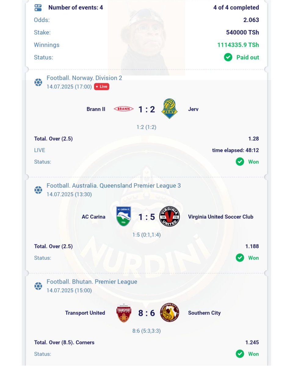 Nurdini๐น๐ฟ (@nurdinih3) on Twitter photo Football โฝ โ
PAID OUT 1,114,000 WONโ
CONGRATULATIONS FAM ๐ฅ
โ
โ
โ
โ
โ
โ
โ
โ
โ
Huna account PARIPESA JISAJILI
ย ย ย ย ย ย ย ย ย ย ย ย ย ย ย ย ๐๐๐
Register & bet hereโคต๏ธ
JISAJILI๐ paripesa.bet/nuh3
ย ย ย ย ย ย PROMO CODE ๐ Nuh3
Telegramโคต๏ธ
t.me/Nurdinih3
STAY WITH ME๐โ
Football โฝ โ
PAID OUT 1,114,000 WONโ
CONGRATULATIONS FAM ๐ฅ
โ
โ
โ
โ
โ
โ
โ
โ
โ
Huna account PARIPESA JISAJILI
ย ย ย ย ย ย ย ย ย ย ย ย ย ย ย ย ๐๐๐
Register & bet hereโคต๏ธ
JISAJILI๐ paripesa.bet/nuh3
ย ย ย ย ย ย PROMO CODE ๐ Nuh3
Telegramโคต๏ธ
t.me/Nurdinih3
STAY WITH ME๐โ