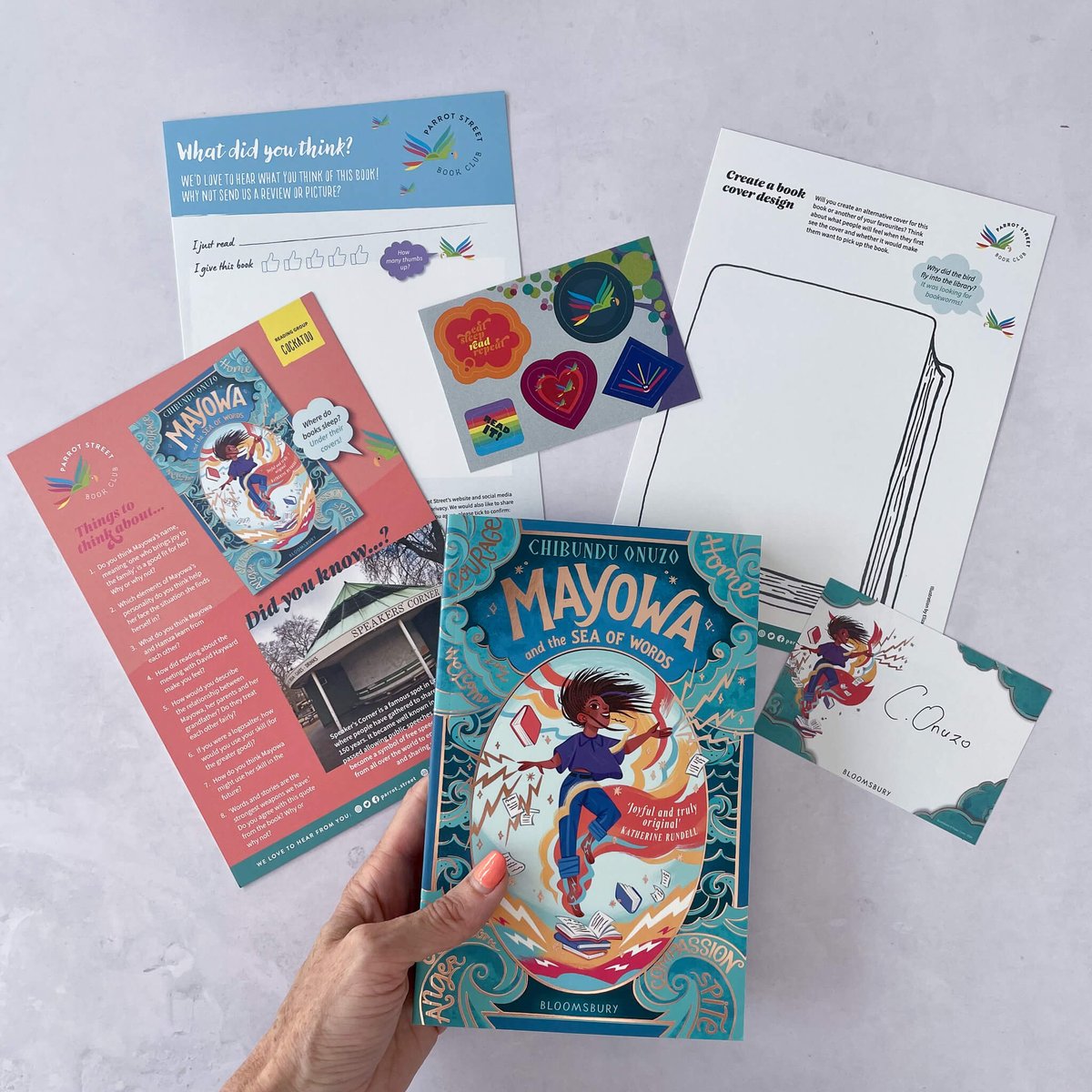 parrot_street's tweet image. Our July #booksofthemonth are perfect family summer reading!
🐚 Little Lim and the Golden Treasure by @FrannPG
📚 Mayowa and the Sea of Words by Chibundu Onuzo
parrotstreet.com/collections/ch…
#kidsbookclub