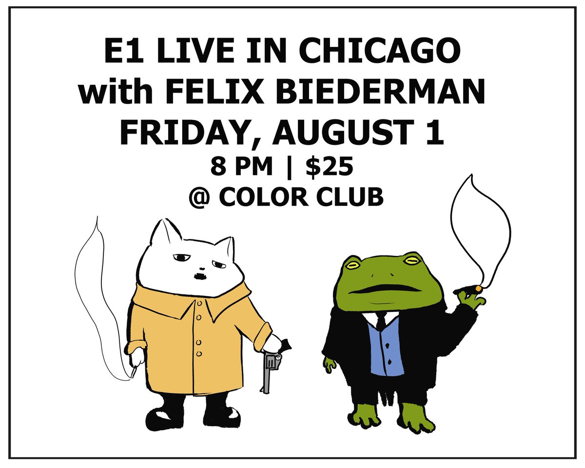 E1podcast's tweet image. Chicago Live Show with @ByYourLogic coming up on Friday, August 1. Get tix here: bit.ly/3SIzb4g