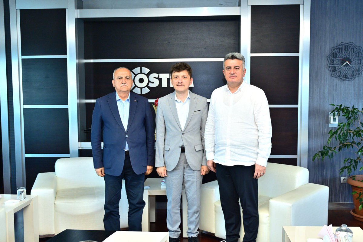 OSTİM Yönetim Kurulu  Başkanı Sn. Orhan Aydın’ı ziyaret ettik. 
Değerli Başkanımıza ve ekibine nazik ev sahiplikleri için teşekkür ediyor, başarılı çalışmalarının devamını diliyorum . <a href="/ostimosb/">Ostim OSB</a> <a href="/deikiletisim/">Dış Ekonomik İlişkiler Kurulu - DEİK</a>