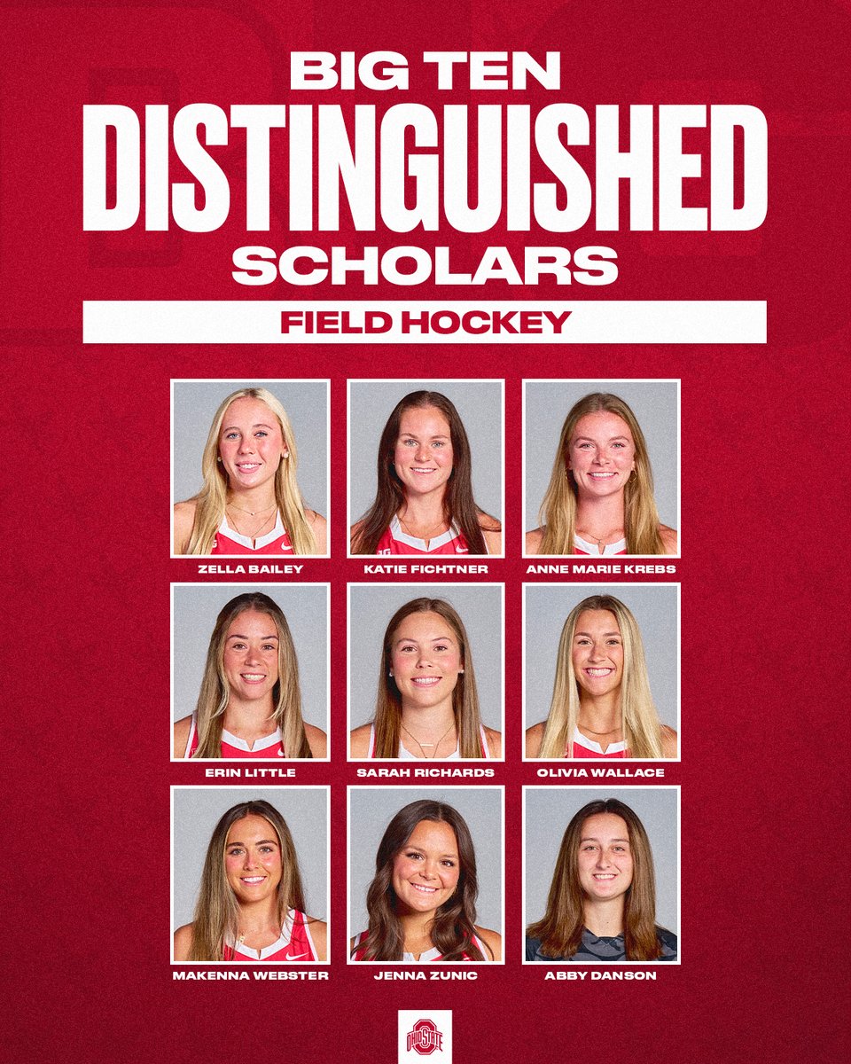 Congratulations to our 9⃣ Buckeyes that have earned Big Ten Distinguished Scholar honors!

#GoBucks
