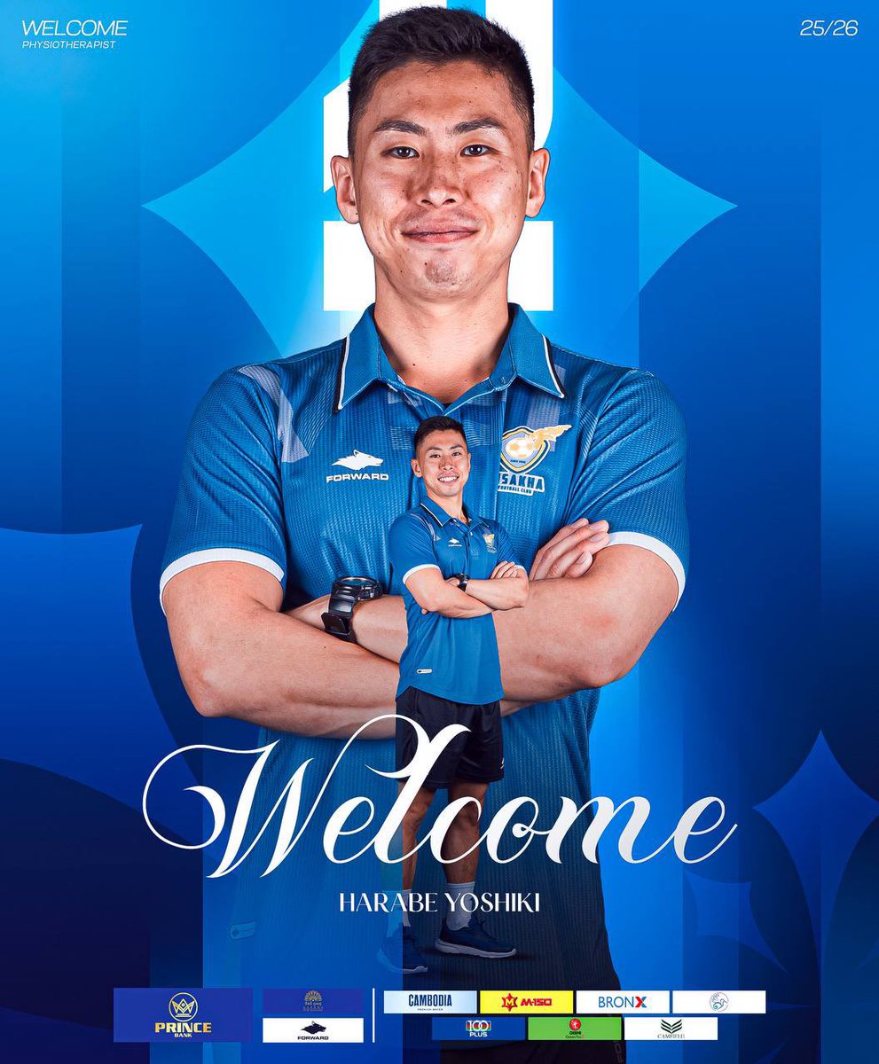 World_shinkyu's tweet photo. 【ご報告】
2025/26 シーズン、カンボジア🇰🇭のVISAKHA FC と契約しました。

海外8年目で4チーム目
“よしき”30歳になる節目の年

自分のことを必要としてくれたVISAKHA FC 社長や監督スタッフのためにも頑張ります。そして、チーム目標【リーグ優勝】を実現するために。

今年もよろしくお願いします🙏 https://t.co/hAfn6ynJwE