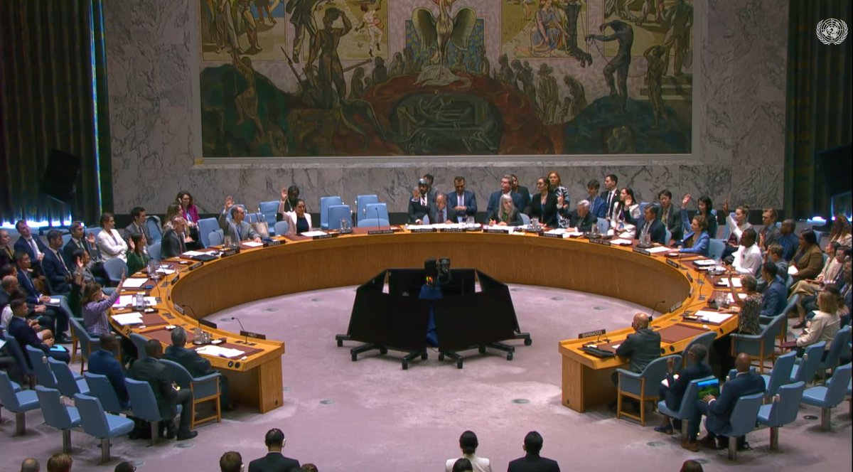 #BINUH #Haiti
 (#UNSC Adoption, 2025.07.14.) 

The ROK 🇰🇷 joined the unanimous adoption of #UNSC resolution 2785 (2025), renewing the mandate of the United Nations Integrated Office in Haiti <a href="/BINUH_UN/">BINUH</a> until January 31, 2026.