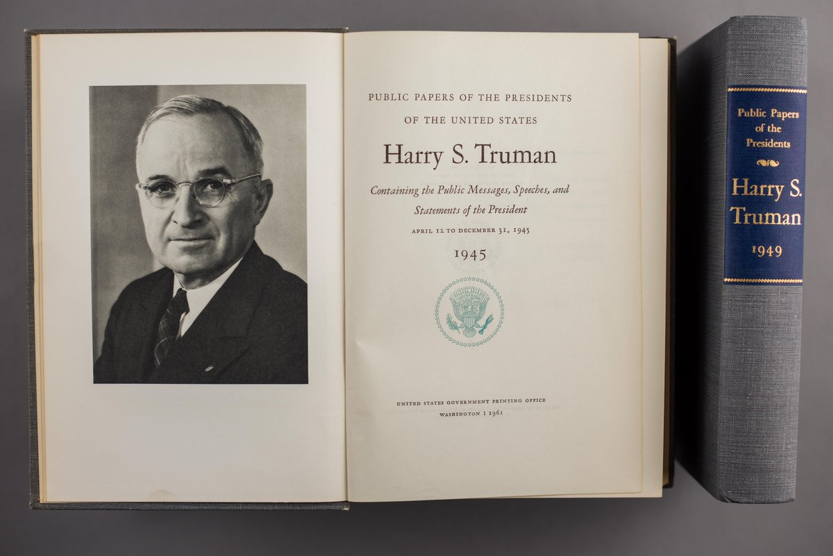 USGPO's tweet image. "An act of aggression such as this creates a very real danger to the security of all free nations."
On this day in 1950, President Harry Truman made a statement on the invasion of South Korea by North Korean forces.
See his statement on GPO’s GovInfo. govinfo.gov/app/collection……