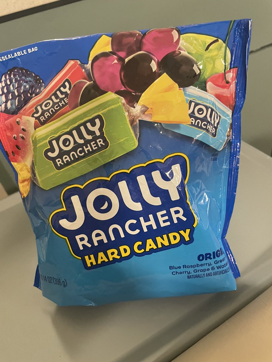 IQ_Adventures's tweet image. I’m at dialysis, and today I’m enjoying Jolly Ranchers as my dialysis candy. Wow. These are hitting today!