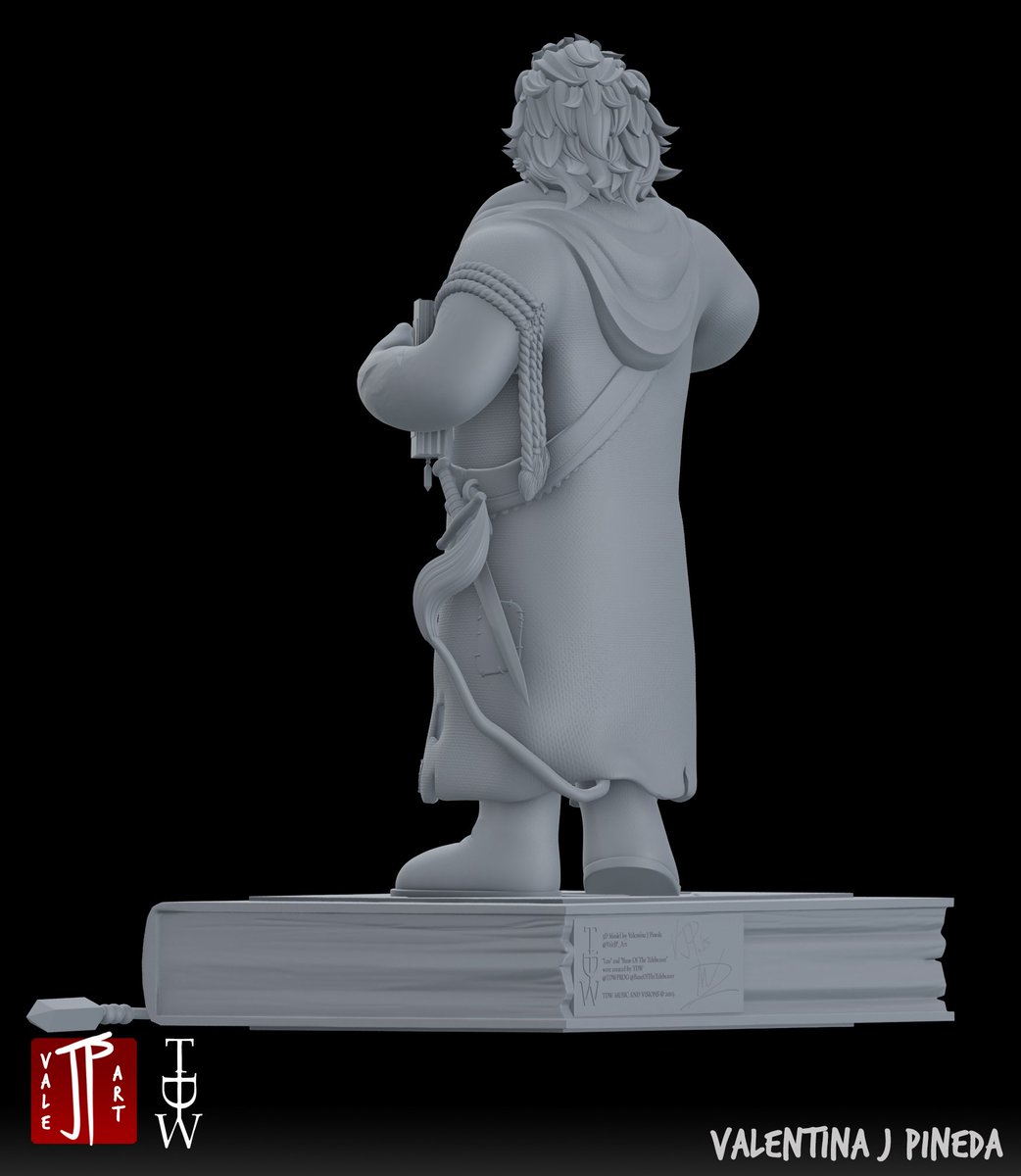 ValeJP_art's tweet image. here’s Leo! a character I sculpted for TDW, from the project Bane of the Talebearer that you can check on youtube!
#digitalart #sculpture #zbrush #3dart