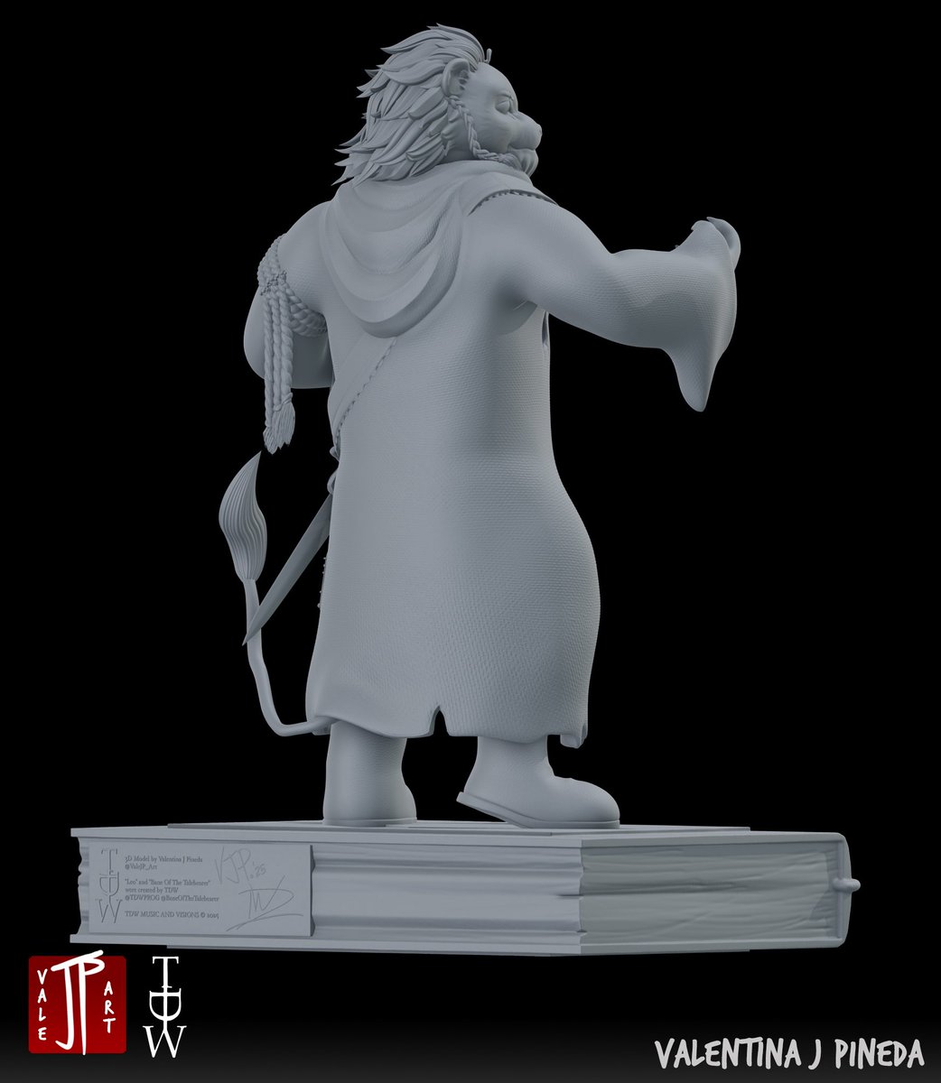 ValeJP_art's tweet image. here’s Leo! a character I sculpted for TDW, from the project Bane of the Talebearer that you can check on youtube!
#digitalart #sculpture #zbrush #3dart