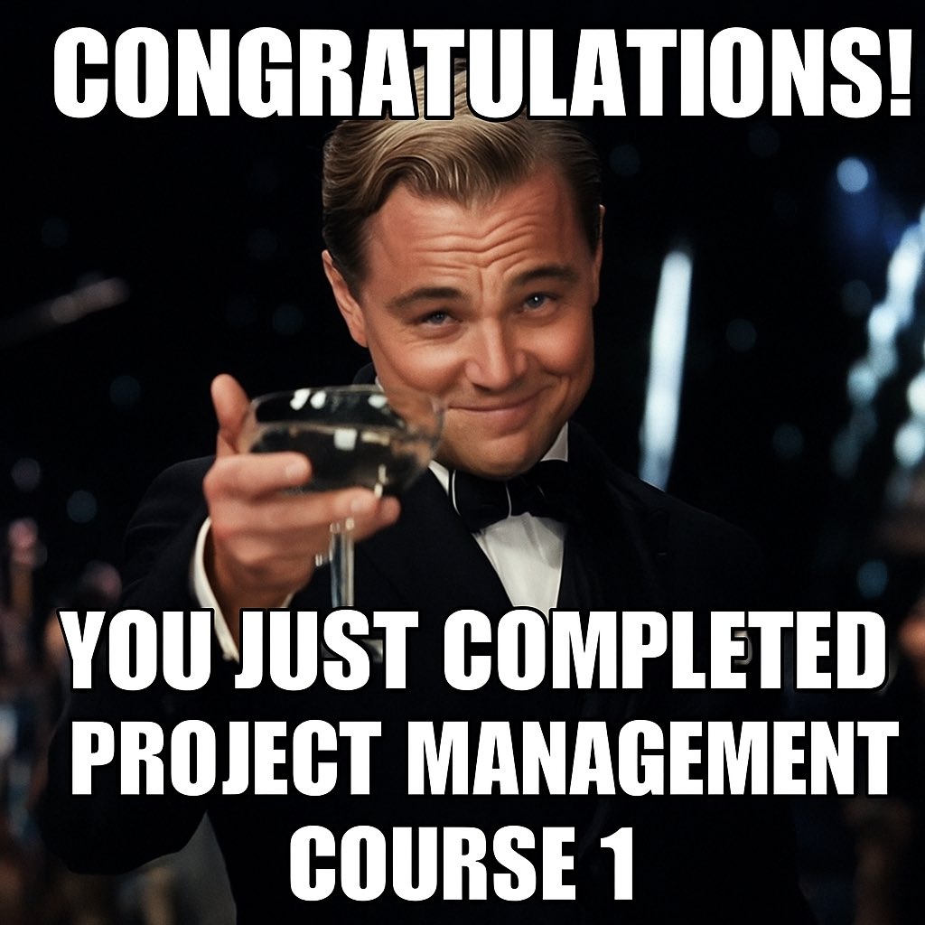 techSultana's tweet image. Celebrating little wins! ✨
Just wrapped up Course 1 of my #GoogleProjectManagement journey! 🥳

Tomorrow (In sha Allah), I’ll be diving into Course 2: Project Initiation: Starting a Successful Project 💼🚀
Let’s keep going one day at a time 💪🏽
#100DaysOfPM #CelebrateProgres
#wtm