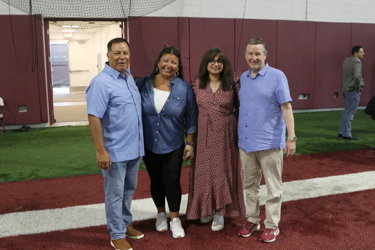 FSU deeply values our partnership with the Seminole Tribe of Florida. Jai and I were thrilled to catch up with our friends Chairman Marcellus Osceola Jr. and his wife, Trish, during the Tribe's visit to campus with recent high school graduates and their families.