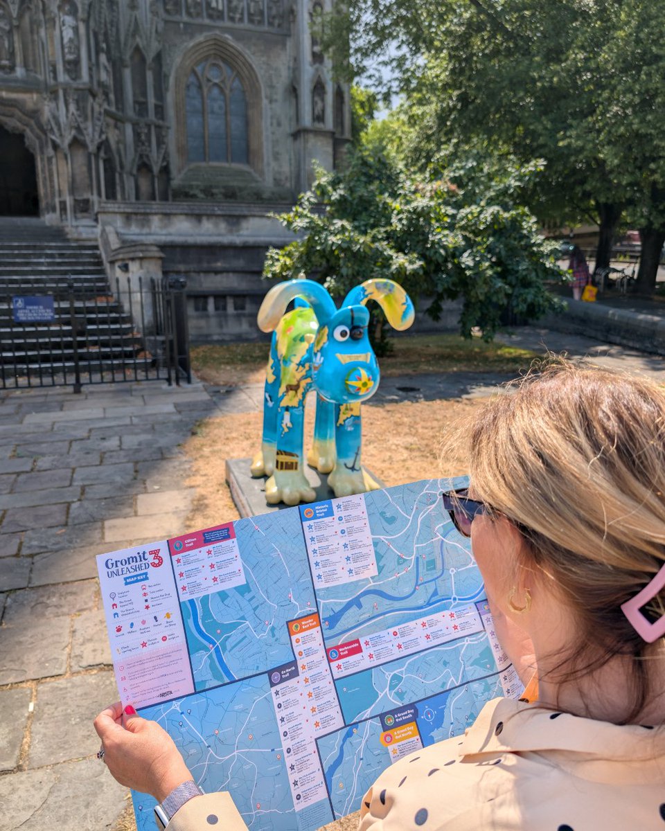WestofEnglandCA's tweet image. Great to tick off a Gromit at lunchtime today!
Pick up a @GromitUnleashed map at our offices just over the road from @stmaryredcliffe, where X marks the spot for the ‘Treasured Island’ Gromit.
@thegrandappeal @aardman