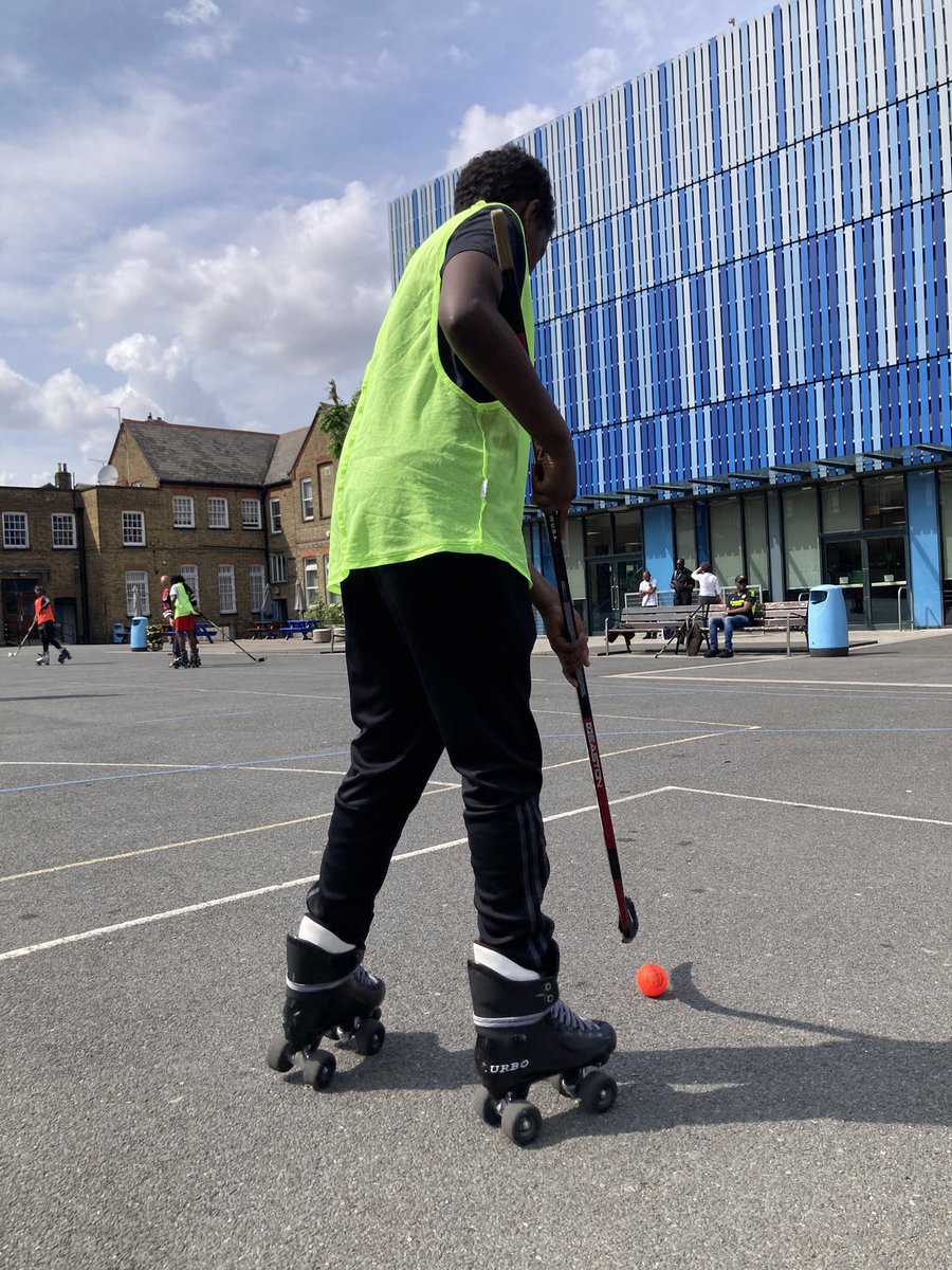 New sport unlocked! It’s street hockey time at Addeys! #LoveAddeys