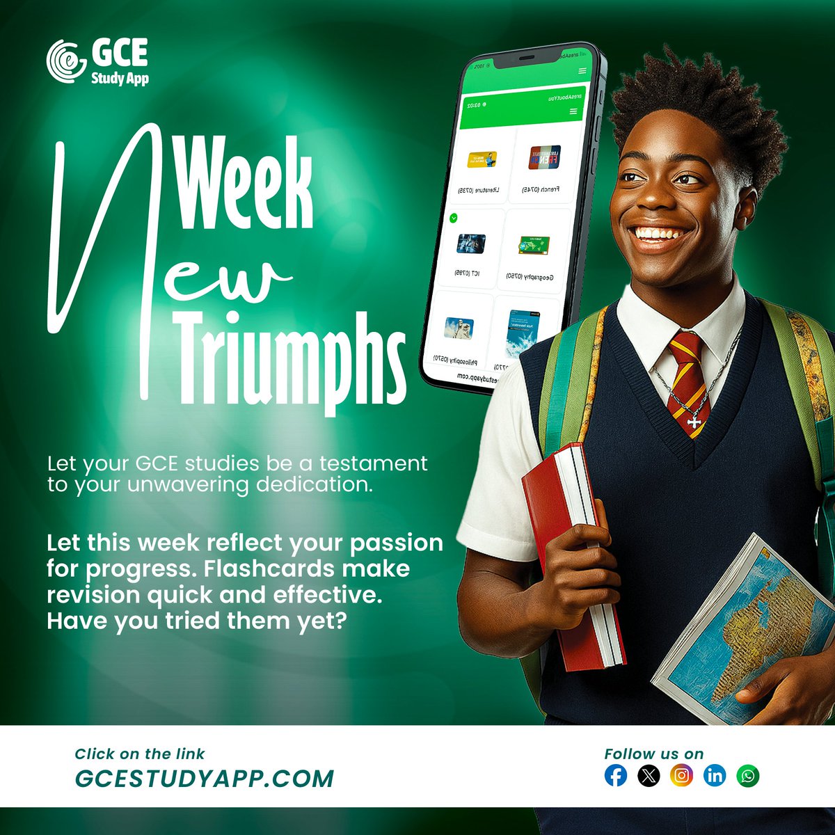 CGCEGuideApp's tweet image. GCE preparation does not have to be overwhelming. The CGCE Guide App is designed to simplify your study process with personalized learning paths, topic-by-topic breakdowns, and progress tracking.
Have you tried it? gcestudyapp.com