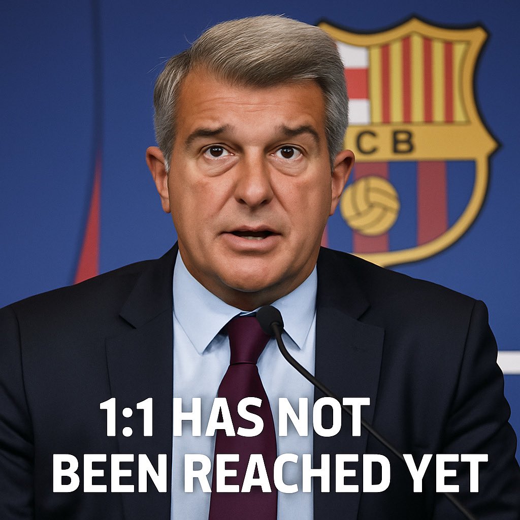BarcaBuzzX's tweet photo. FC Barcelona plan to reach 1:1 Financial Fair Play by the first week of August — a crucial step toward new signings. 🔵🔴📈 #FCBarcelona #Laporta #BarcaBuzzX https://t.co/tWD7BGlHII