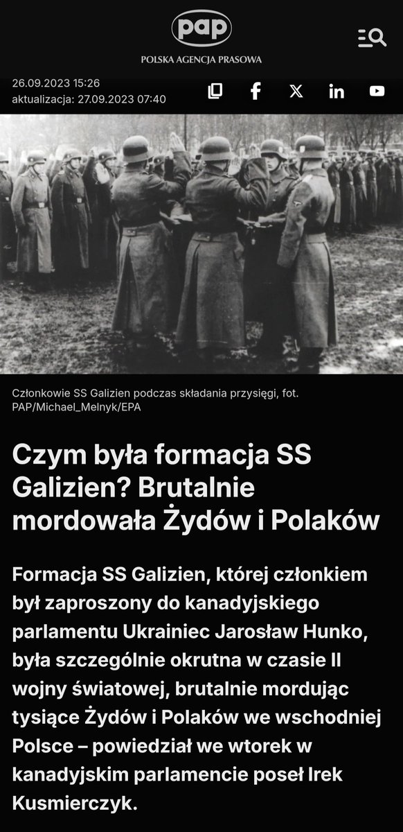 <a href="/PUsiadek/">Paweł Usiądek</a> Ukraińscy oprawcy w szeregach Waffen-SS to oczywiście historyczny fałsz.