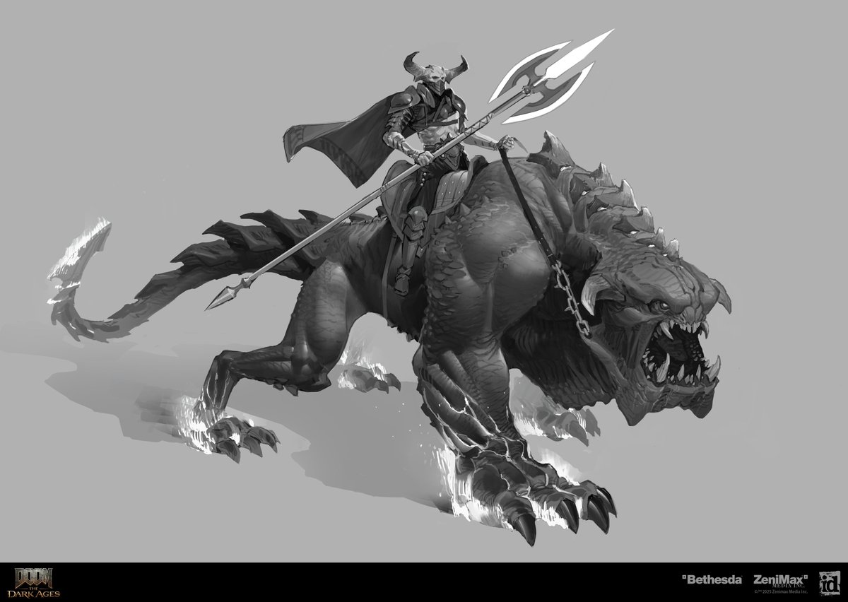 jonlane_art's tweet image. Doom: The Dark Ages
Pinky Rider sketches, character concept art