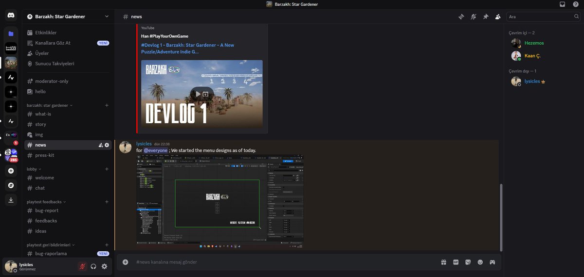 barzakhgame's tweet image. Join the Discord community!🫵
Help develop Barzakh!🎮
Experience the game with playtests and be the first to get the launch discount!
• discord.gg/eea2st72tj