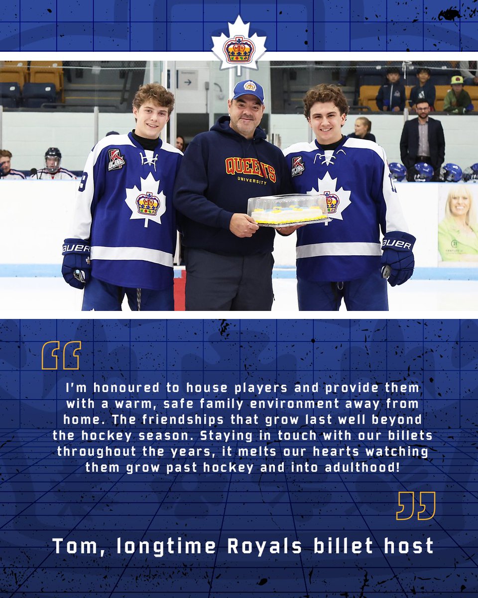 The Royals are in search of billet households for the 2025/26 season!

For more details and to apply, click here: markhamroyals.com/become-a-royal… #EarnYourCrown