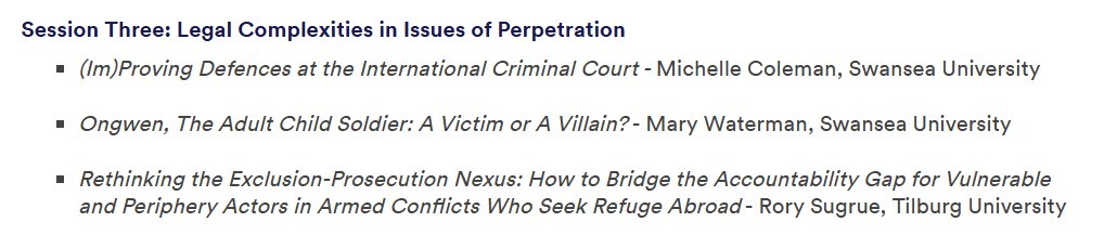 UoN_Law's tweet image. Our third session of the day examined the legal complexities in issues of perpetration, chaired by Dr Javier S. Eskauriatza with presentations from Dr Michelle Coleman, Mary Waterman & Rory Sugrue #UoN_ICL25 #IntlCrimJustice