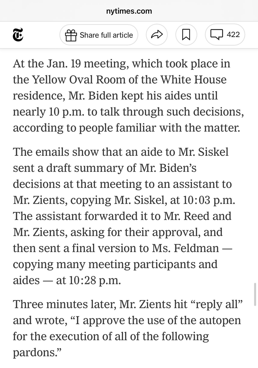 Was Biden aware of the autopen pardons made in the middle of the night? This was way past his bedtime!