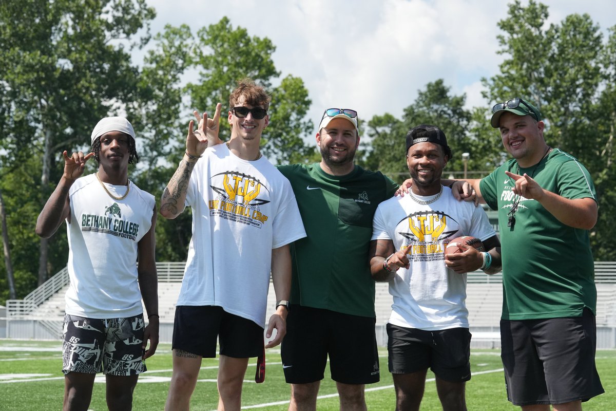 Bethany Athletics (@bethanywv_bison) on Twitter photo Some of our favorite stills from TJ's (<a href="/painfully2drivn/">TJ Owensby</a>) Helping Hands Camp supporting West Virginia flood relief!
Everyone who showed up had an awesome time while supporting a great cause.
<a href="/BethanyWV_FB/">Bethany College Football</a> making a difference in the community!
#RollBison Some of our favorite stills from TJ's (<a href="/painfully2drivn/">TJ Owensby</a>) Helping Hands Camp supporting West Virginia flood relief!
Everyone who showed up had an awesome time while supporting a great cause.
<a href="/BethanyWV_FB/">Bethany College Football</a> making a difference in the community!
#RollBison