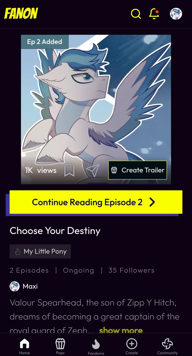 maxi_ponie's tweet image. choose your destiny reached 1k views 😮💕✨️ I'll post something later 😊