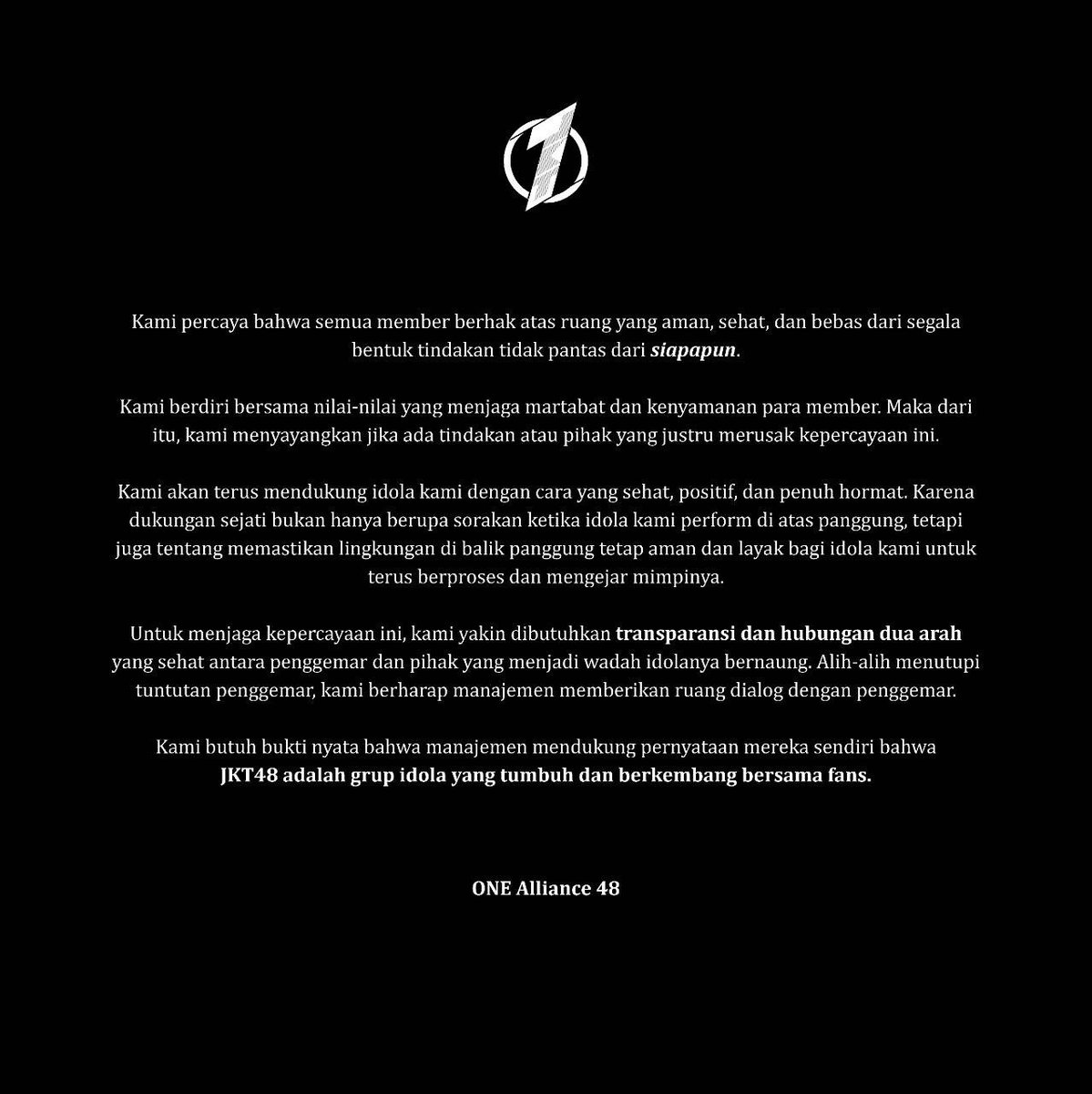 OneAlliance48's tweet image. 