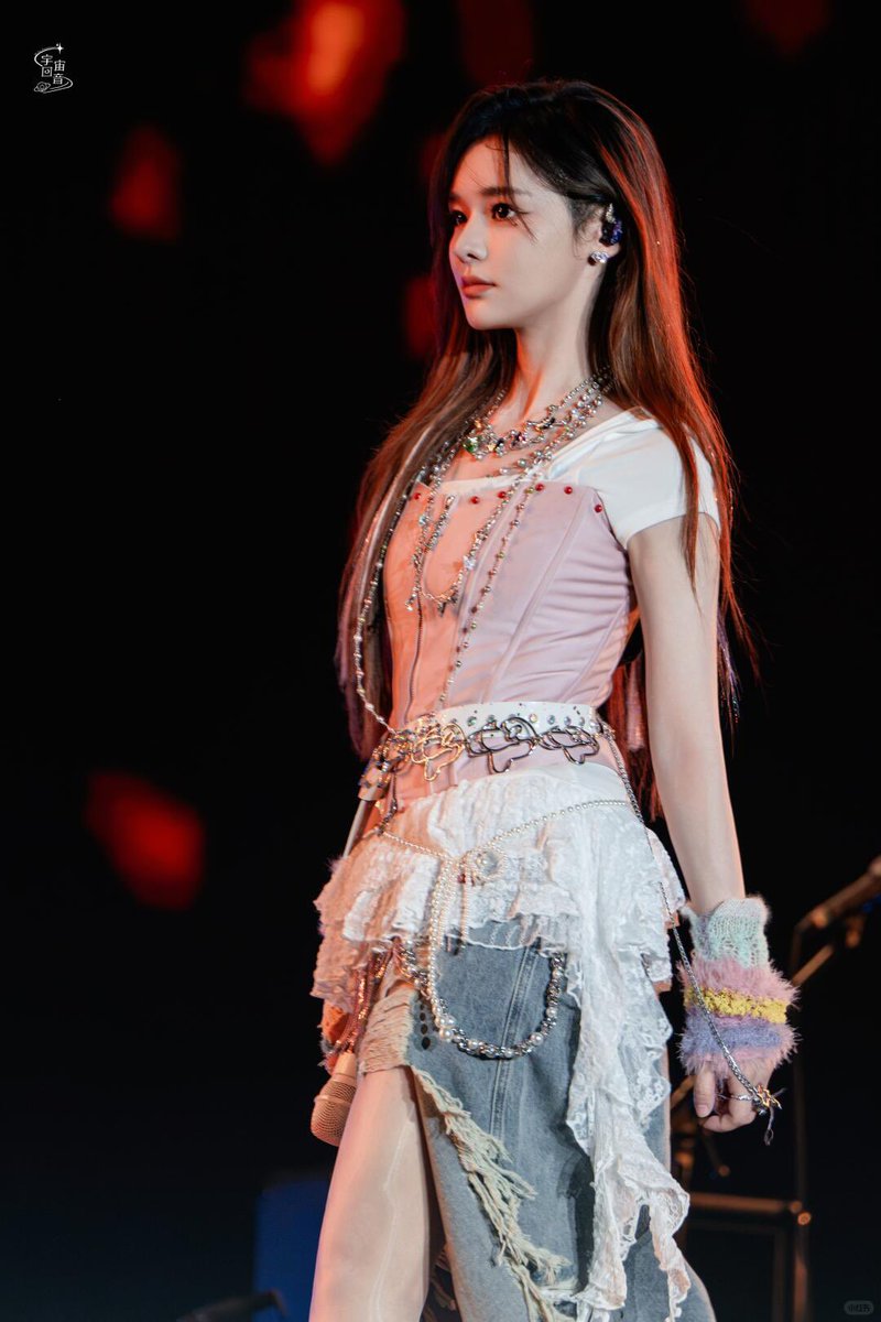 #明星丝袜 黄霄云 #白袜叠穿