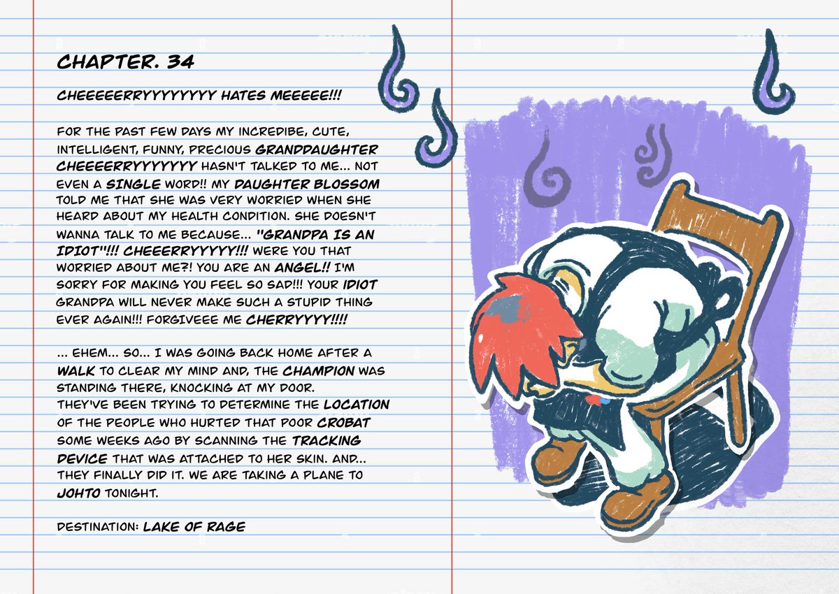 alexacedo's tweet image. 📖PECULIARITY POKEMON📖
Chapter 34. Cherry Hates Me?!