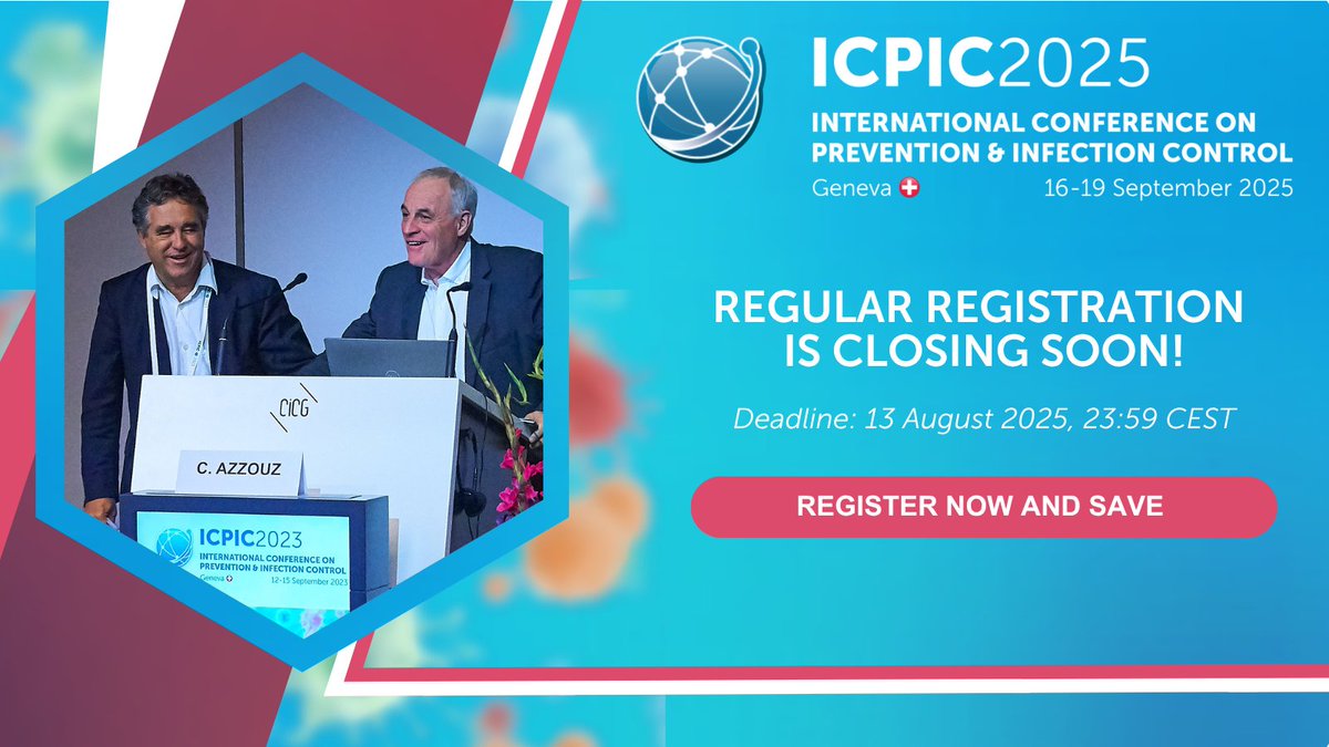 📢 Regular registration is closing soon!

Do not miss out on this chance to invest in your professional growth and connect with peers from across the world.

Deadline: 13 August 2025, 23:59 CEST

➡️ Register now and save: tinyurl.com/ICPIC-2025-Reg…