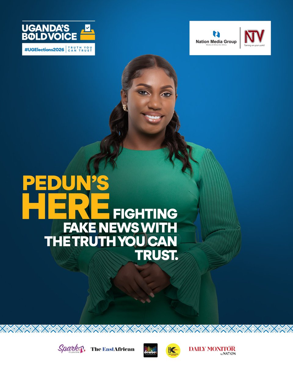Fake news doesn’t stand a chance , we bring clarity, accuracy, and truth you can trust."
#UGElections2026 #UgandasBoldvoice